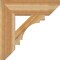 Ekena Millwork Merced Slat Rough Sawn Bracket, Western Red Cedar, 6"W x 24"D x 24"H BKT06X24X24MRC06RWR - alternate 4